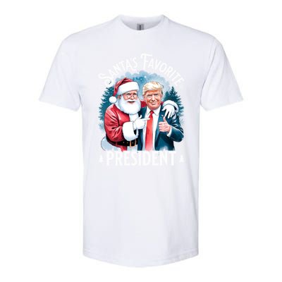 Santas Favorite President Donald Pro Trump 2024 Christmas Great Gift Softstyle CVC T-Shirt