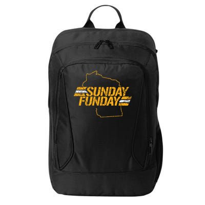 Sunday Funday Packers TShirt City Backpack