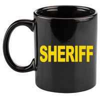 Sheriff Front Print Law Enforcement Clothing 11oz C Handle Ceramic Mug