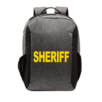 Sheriff Front Print Law Enforcement Clothing Vector Backpack