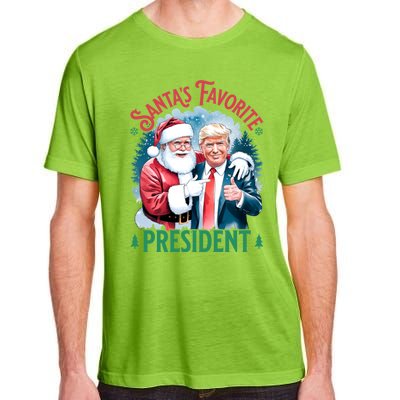 Santas Favorite President Donald Pro Trump 2024 Christmas Gift Adult ChromaSoft Performance T-Shirt