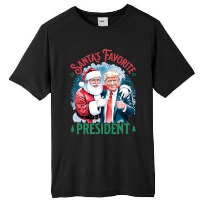 Santas Favorite President Donald Pro Trump 2024 Christmas Gift Tall Fusion ChromaSoft Performance T-Shirt