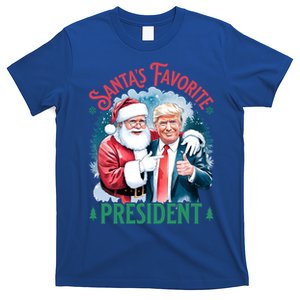 Santas Favorite President Donald Pro Trump 2024 Christmas Gift T-Shirt