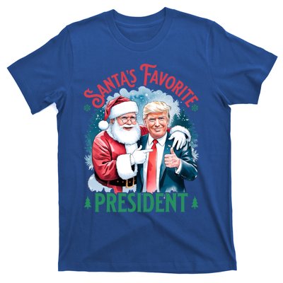 Santas Favorite President Donald Pro Trump 2024 Christmas Gift T-Shirt