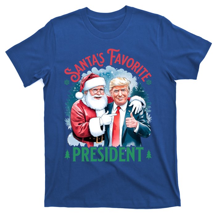 Santas Favorite President Donald Pro Trump 2024 Christmas Gift T-Shirt