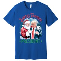 Santas Favorite President Donald Pro Trump 2024 Christmas Gift Premium T-Shirt