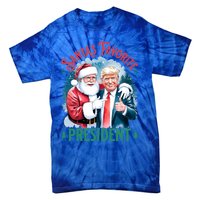 Santas Favorite President Donald Pro Trump 2024 Christmas Gift Tie-Dye T-Shirt