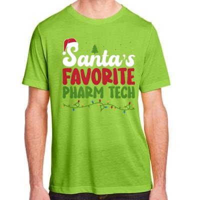 Santa Favorite Pharm Tech Christmas Pharmaceutical Technology Adult ChromaSoft Performance T-Shirt