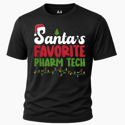 Santa Favorite Pharm Tech Christmas Pharmaceutical Technology Cooling Performance Crew T-Shirt