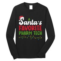 Santa Favorite Pharm Tech Christmas Pharmaceutical Technology Long Sleeve Shirt