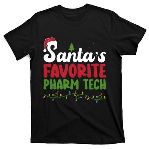 Santa Favorite Pharm Tech Christmas Pharmaceutical Technology T-Shirt