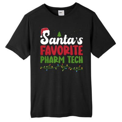 Santa Favorite Pharm Tech Christmas Pharmaceutical Technology Tall Fusion ChromaSoft Performance T-Shirt