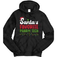 Santa Favorite Pharm Tech Christmas Pharmaceutical Technology Tie Dye Hoodie