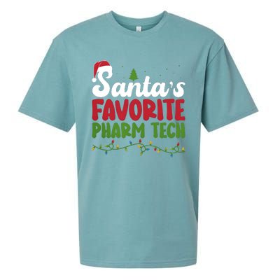 Santa Favorite Pharm Tech Christmas Pharmaceutical Technology Sueded Cloud Jersey T-Shirt