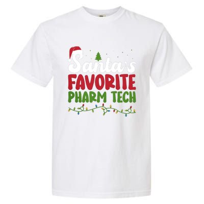 Santa Favorite Pharm Tech Christmas Pharmaceutical Technology Garment-Dyed Heavyweight T-Shirt