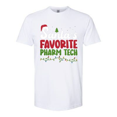 Santa Favorite Pharm Tech Christmas Pharmaceutical Technology Softstyle CVC T-Shirt