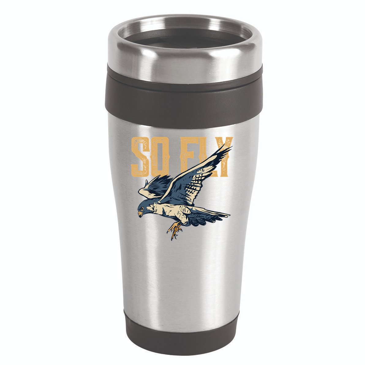 So Fly Peregrine Falcon Birding Ornithologists 16oz Travel Tumbler
