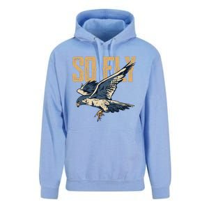 So Fly Peregrine Falcon Birding Ornithologists Unisex Surf Hoodie