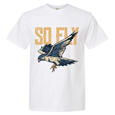 So Fly Peregrine Falcon Birding Ornithologists Garment-Dyed Heavyweight T-Shirt