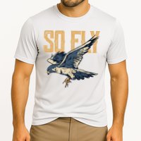 So Fly Peregrine Falcon Birding Ornithologists Cooling Performance Crew T-Shirt