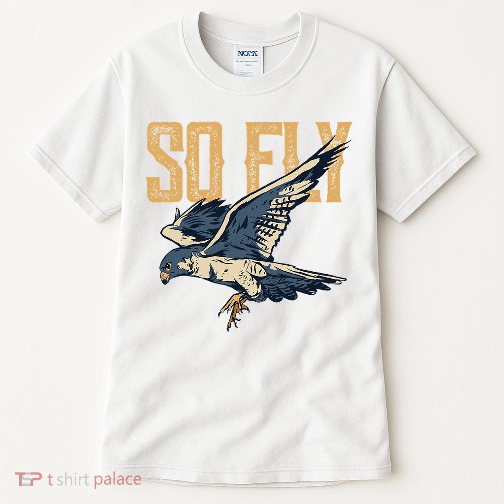 So Fly Peregrine Falcon Birding Ornithologists Tall T-Shirt