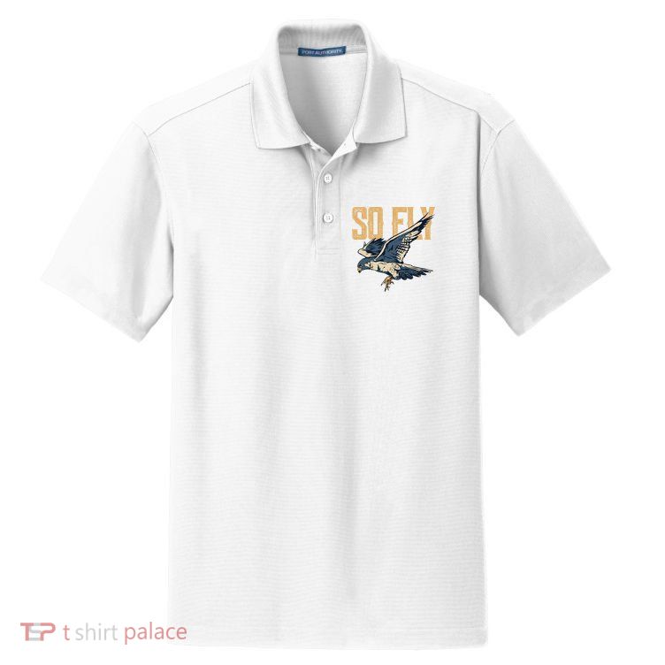 So Fly Peregrine Falcon Birding Ornithologists Dry Zone Grid Polo