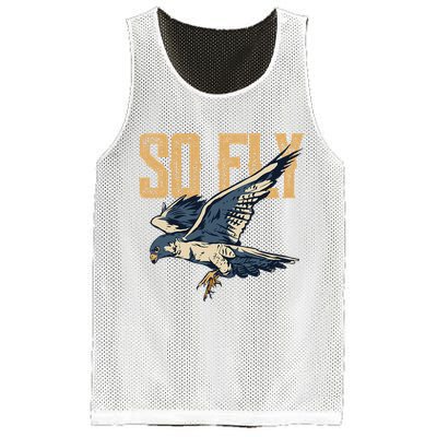 So Fly Peregrine Falcon Birding Ornithologists Mesh Reversible Basketball Jersey Tank