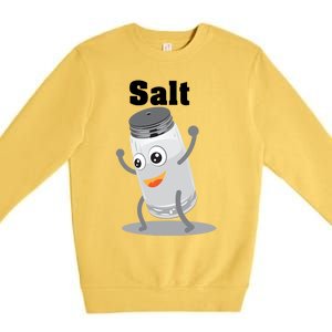 Salt Funny Power Matching Salt And Pepper Gift Premium Crewneck Sweatshirt