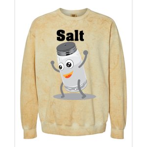 Salt Funny Power Matching Salt And Pepper Gift Colorblast Crewneck Sweatshirt