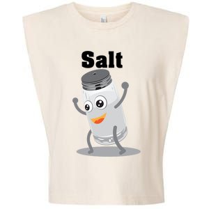 Salt Funny Power Matching Salt And Pepper Gift Garment-Dyed Women's Muscle Tee