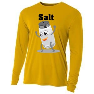 Salt Funny Power Matching Salt And Pepper Gift Cooling Performance Long Sleeve Crew