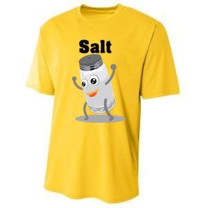 Salt Funny Power Matching Salt And Pepper Gift Performance Sprint T-Shirt