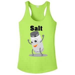 Salt Funny Power Matching Salt And Pepper Gift Ladies PosiCharge Competitor Racerback Tank