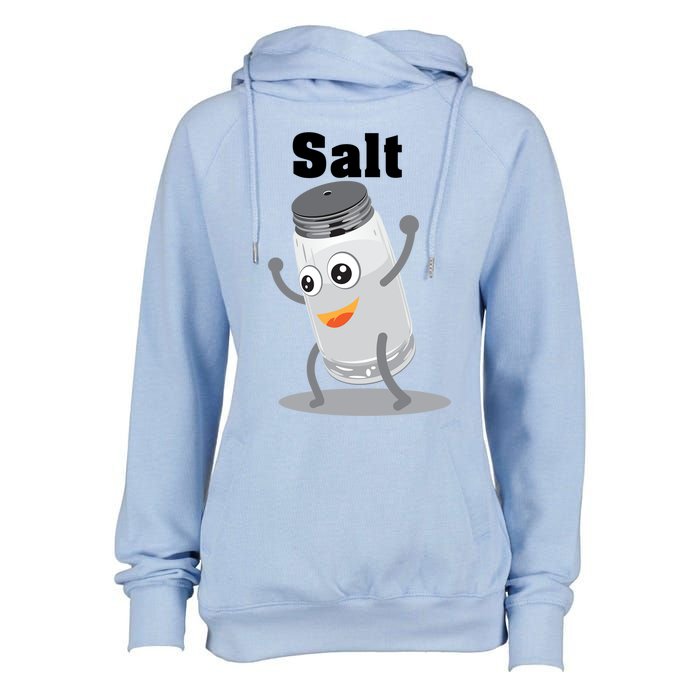 Salt Funny Power Matching Salt And Pepper Gift Womens Funnel Neck Pullover Hood