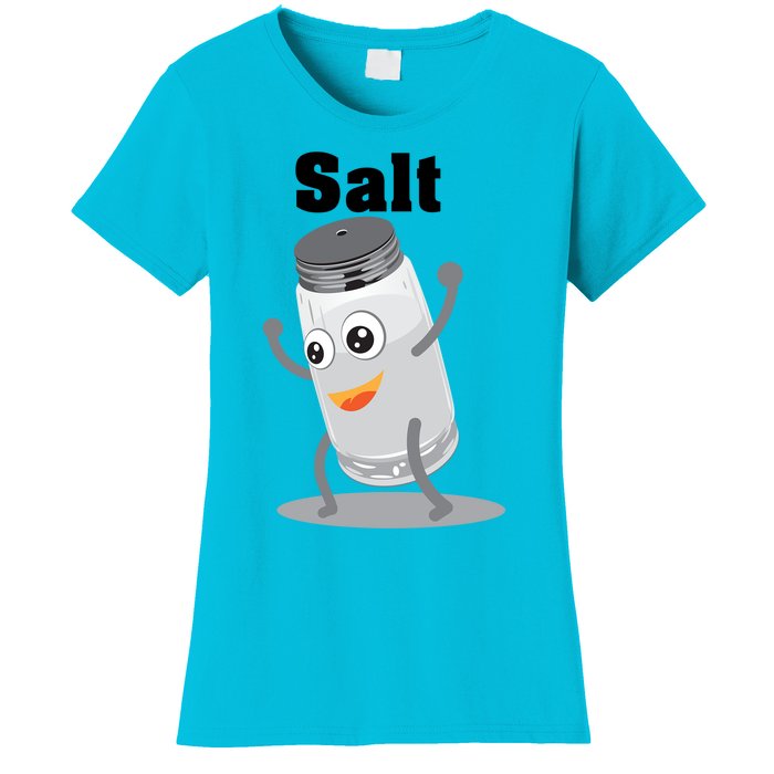 Salt Funny Power Matching Salt And Pepper Gift Women's T-Shirt