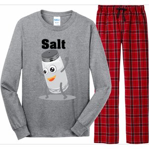 Salt Funny Power Matching Salt And Pepper Gift Long Sleeve Pajama Set