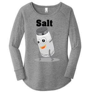 Salt Funny Power Matching Salt And Pepper Gift Women's Perfect Tri Tunic Long Sleeve Shirt