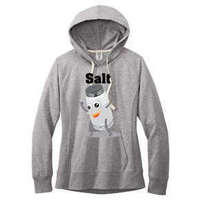 Salt Funny Power Matching Salt And Pepper Gift Women's Fleece Hoodie