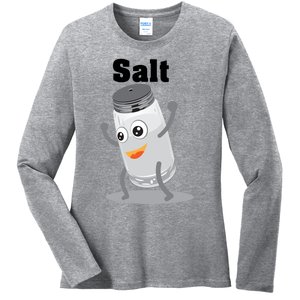 Salt Funny Power Matching Salt And Pepper Gift Ladies Long Sleeve Shirt