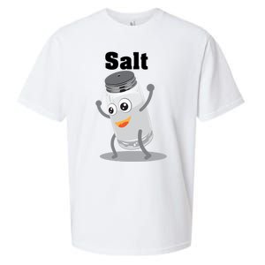 Salt Funny Power Matching Salt And Pepper Gift Sueded Cloud Jersey T-Shirt