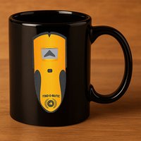 Stud Finder Premium 11oz C Handle Ceramic Mug