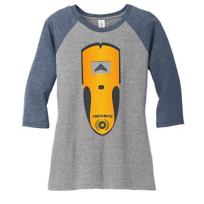 Stud Finder Premium Women's Tri-Blend 3/4-Sleeve Raglan Shirt