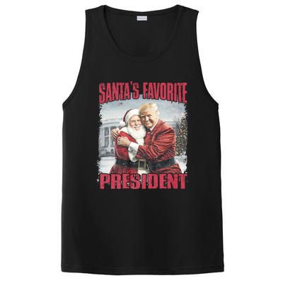 SantaS Favorite President Christmas Funny Trump Xmas Pajama PosiCharge Competitor Tank