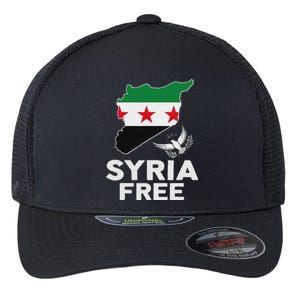 Syria Free Patriotic Syrian Map Liberation Peace Unity Home Flexfit Unipanel Trucker Cap