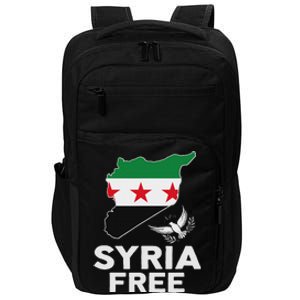 Syria Free Patriotic Syrian Map Liberation Peace Unity Home Impact Tech Backpack