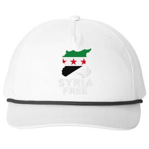 Syria Free Patriotic Syrian Map Liberation Peace Unity Home Snapback Five-Panel Rope Hat