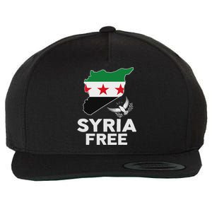 Syria Free Patriotic Syrian Map Liberation Peace Unity Home Wool Snapback Cap