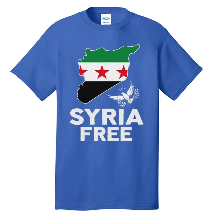 Syria Free Patriotic Syrian Map Liberation Peace Unity Home Tall T-Shirt