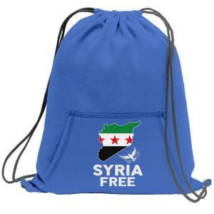 Syria Free Patriotic Syrian Map Liberation Peace Unity Home Sweatshirt Cinch Pack Bag