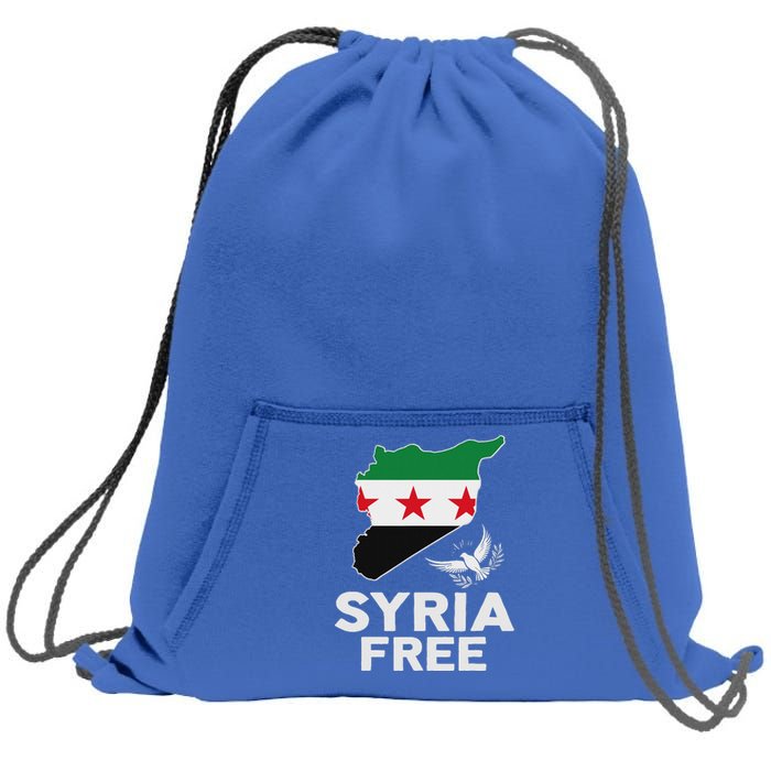 Syria Free Patriotic Syrian Map Liberation Peace Unity Home Sweatshirt Cinch Pack Bag